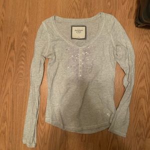 Abercrombie and Fitch Henley long sleeve